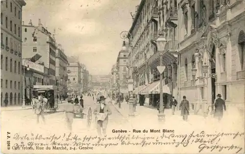 Geneve - Rue du Mont Blanc -162820