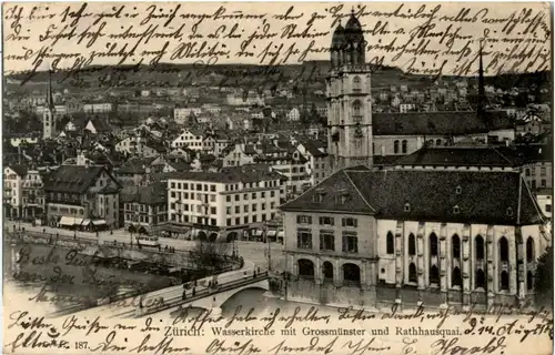 Zürich - Wasserkirche -163246