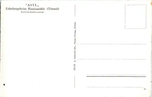 Erholungsheim Rämismühle - Tösstal -164978