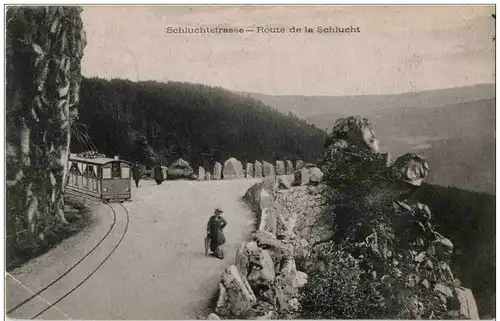 Schluchtstrasse - Route de la Schlucht - Tramway -124034