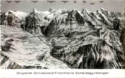 Skigebiet Grindelwald First -164880