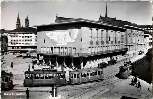 Basel - Casino mit Tram -165324