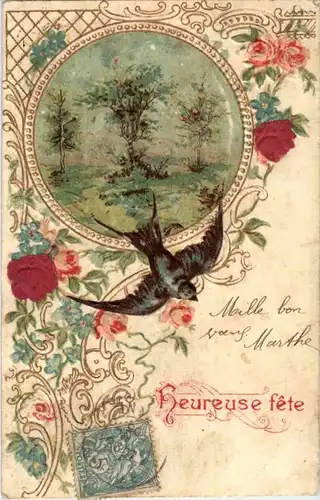 Heureuse fete - Schwalbe -164182