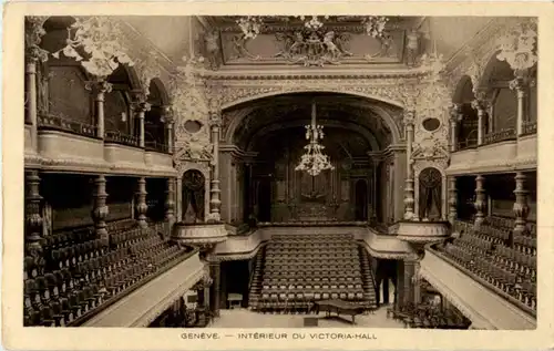 Geneve - Interieur du Victoria Hall -162232