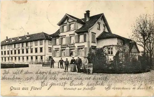 Gruss aus Flawil - Wirtschaft zur Nachtigall -163496