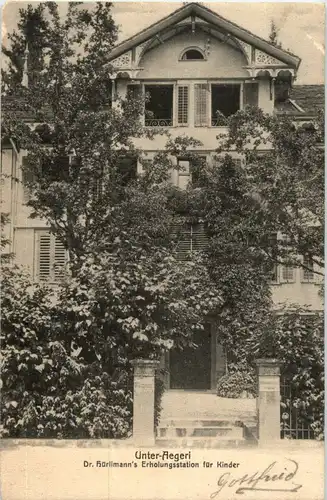 Unter Aegeri - Dr. Hürlimanns Erholungsstaqtion -164418