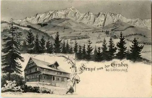 Gruss von der Gruben bei Lichtensteig -164514