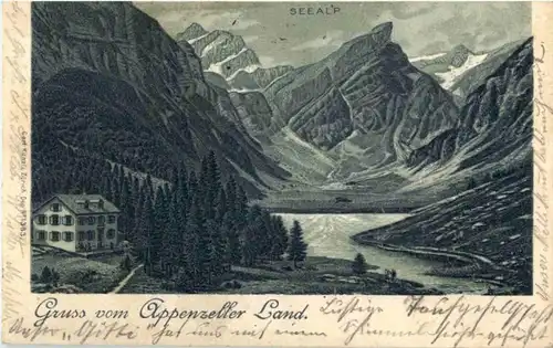 Gruss vom Appenzeller Land - Seealpsee -163680