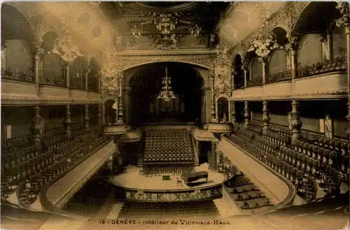 Geneve - Interieur du Victoria Hall -162508