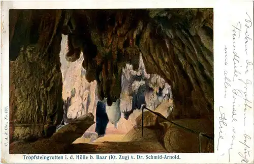 Tropfsteingrotten in der Hölle bei Baar -164310