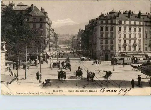 Geneve - Rue du Mont Blanc -162812