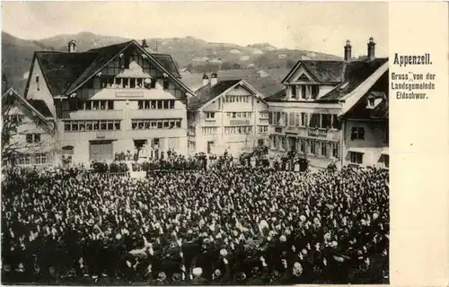 Appenzell - Gruss von der Landsgemeinde -164804