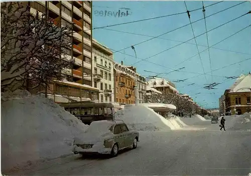 La Chaux de Fonds - Avenue Leopold Robert en hiver -166136