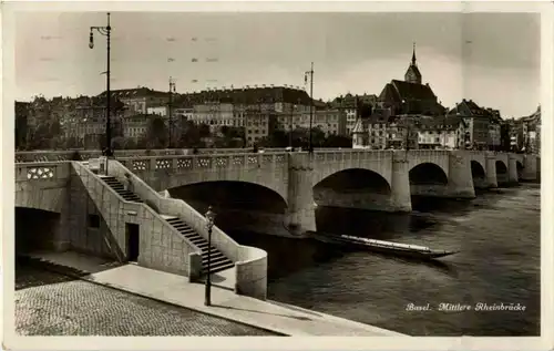 Basel - Mittlere Rheinbrücke -166056