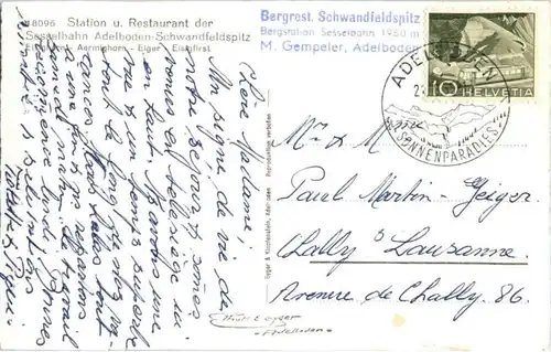 Sesselbahn Adelboden - Schwandfeldspitz -164868