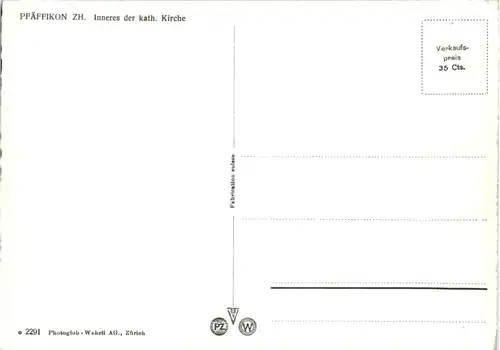 Pfäffikon - Inneres der kath. Kirche -166520