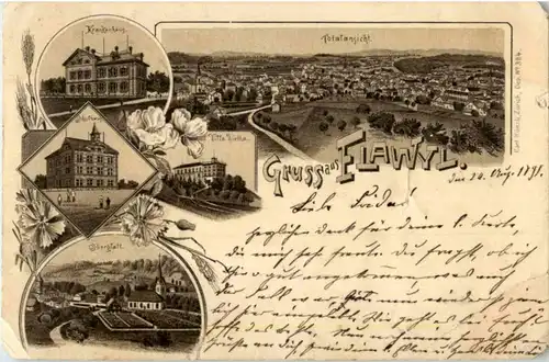 Gruss aus Flawil - Litho -164638