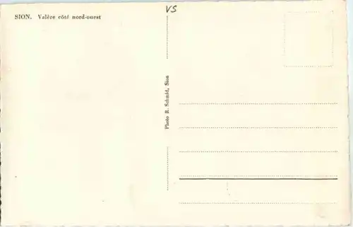 Sion - Valere cote nord ouest -166944