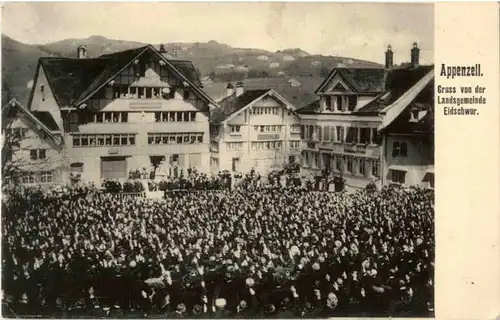 Appenzell - Gruss von der Landsgemeinde -164806