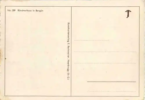 Bergün - Bündnerhaus -166410