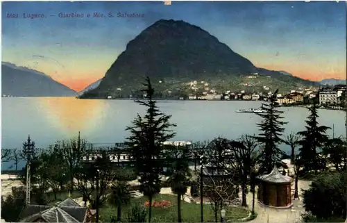 Lugano - Giardino e Mte S Salvatore -165322