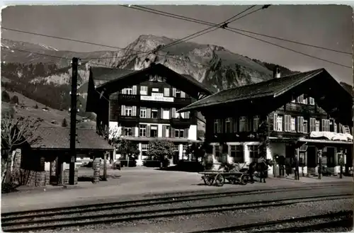 Lenk - Hotel Wildstrubel und Bahnhof -165862