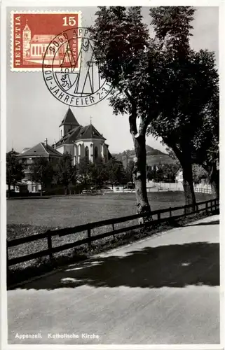 Appenzell - Katholische Kirche - Sonderstempel 900 Jahrfeier -165882