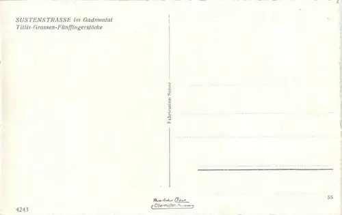 Sustenstrasse im Gadmental -165186