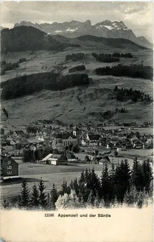 Appenzell und der Säntis -165930