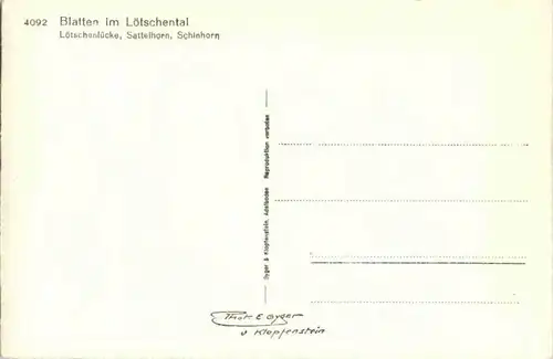 Blatten im Lötschental -167104