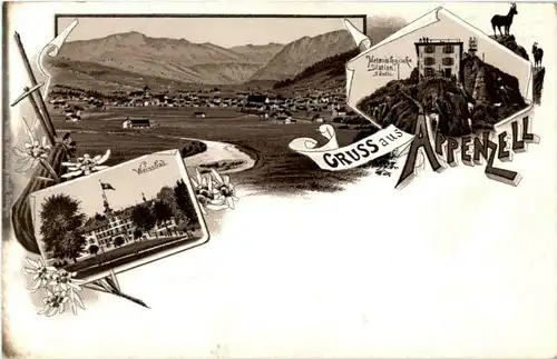 Gruss aus Appenzell Weissbad - Litho -167924