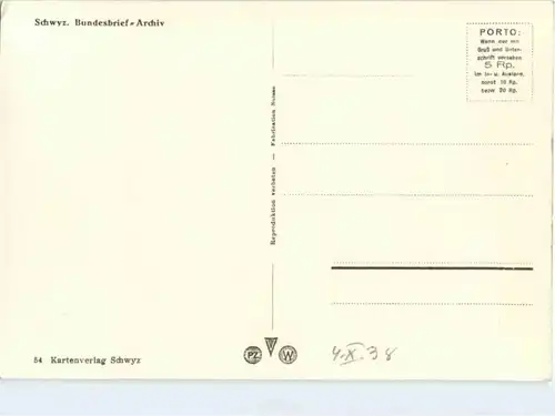 Schwyz - Bundesbrief Archiv -166402