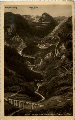 Gorges de l Areuse et Creux du Van -167274