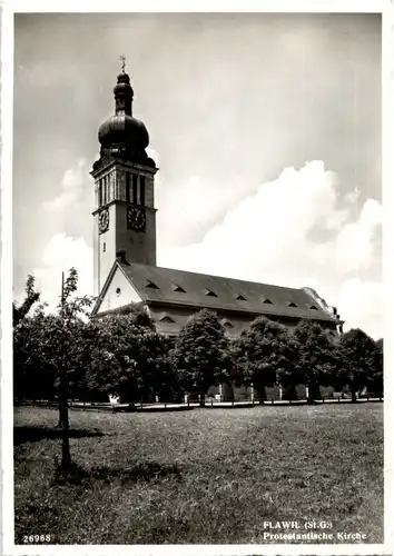 Flawil - Protestantische Kirche -167796