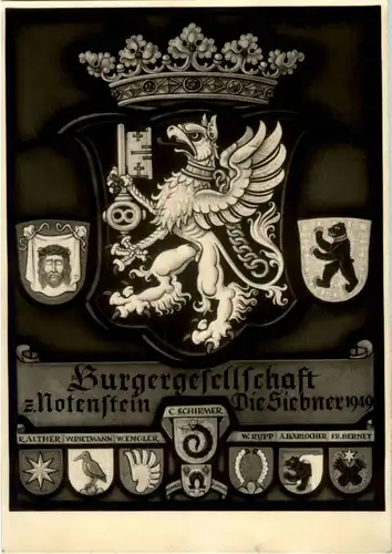 Burgergesellschaft zum Notenstein 1949 -167532