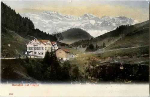 Rossfall mit Säntis -164740