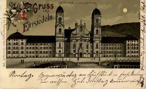 Gruss aus Einsiedeln - Litho -167896