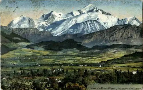 Mont Blanc vu de Geneve -167968