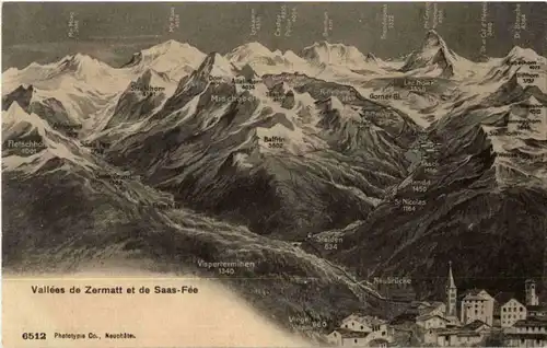 Vallees de Zermatt et de Saas Fee -168780