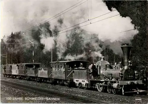 100 Jahre Schweizer Eisenbahn -Spanisch Brötli Bahn -166620
