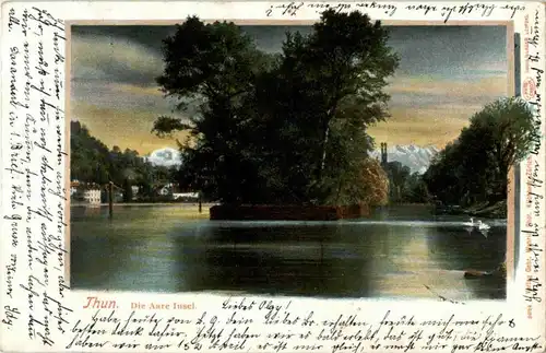 Thun - Die Aare Insel -168912