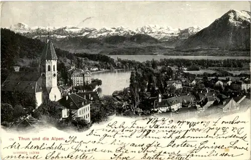 Thun und die Alpen -168958