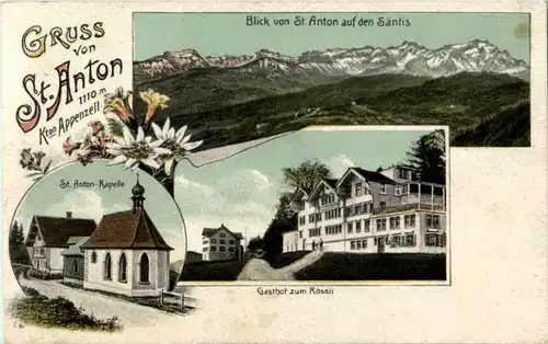Gruss von St. Anton - Gasthaus Rössli -167932