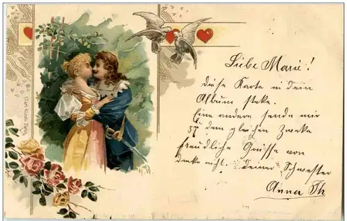 Liebespaar - Litho - Carl Künzli -128480