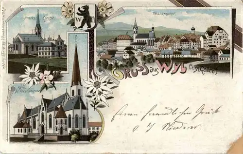 Gruss aus Wil - Litho -167814