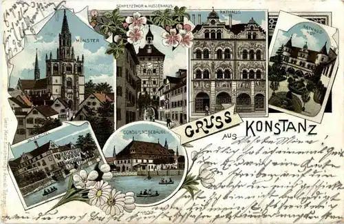 Gruss aus Konstanz - Litho -169088