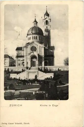 Zürich - Kirche in Enge -167890