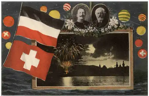 Kaiser Wilhelm II in Zürich Seenachtsfest 1912 -129022