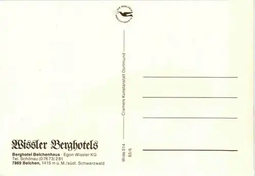Belchen - Wissler Berghotels -169898