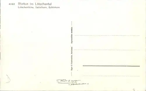 Blatten im Lötschental -167076